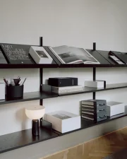 Office Shelf, oak/black
