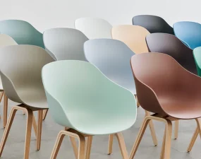 AAC 222 Chair Oak Veneer, dusty mint