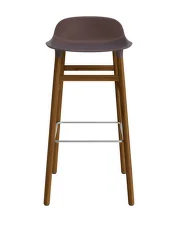 Form Bar Chair 75 cm Walnut, brown