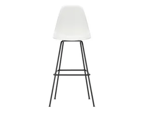 Eames Plastic Bar Stool High, white