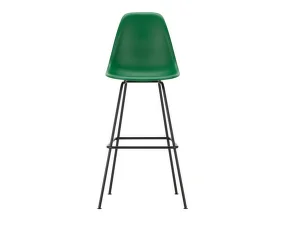 Eames Plastic Bar Stool High, emerald