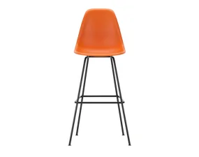 Eames Plastic Bar Stool High, rusty orange