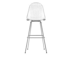 Eames Wire Bar Stool High, chrome