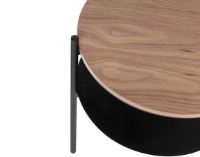 Tu Bedside Table, walnut