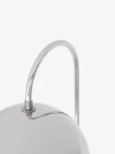 Flowerpot VP12 Floor Lamp, chrome-plated