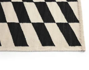 Shift Kelim Rug 170x240, black