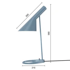 AJ Table Lamp, dusty blue