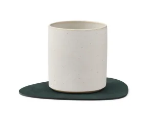 Curve Nupo Glass Mat, dark green