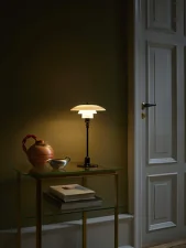 PH 2/1 Table Lamp, black metallised