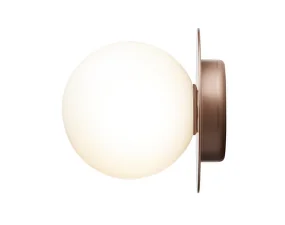 Liila 1 Wall/Ceiling Light Medium, dark bronze/opal