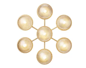 Liila Star Wall/Ceiling Light, nordic gold/optic clear
