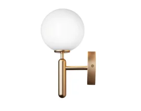 Miira Wall Lamp, brass/opal