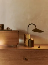 Arum Portable Lamp, dark chocolate