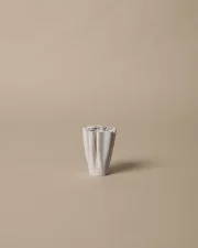 Dedali Vase H11, off-white