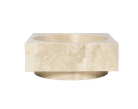 Hew Centrepiece High, travertine