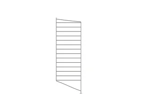 String Floor Panel 85 x 30, dark grey