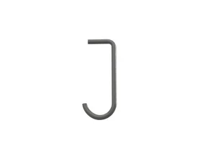String Hooks, Set of 5, dark grey