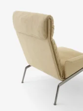 Muno Lounge Chair LN17 High Back w. Arms, Clay 7/dark chrome