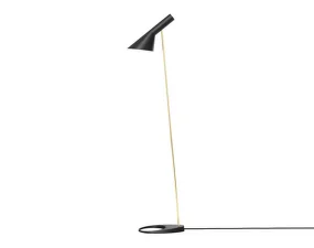 AJ Floor Lamp, black/brass