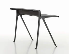 Courier Desk, dark oak/deep black