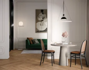 IC F2 Floor Lamp, chrome