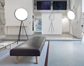 Superloon Floor Lamp, chrome