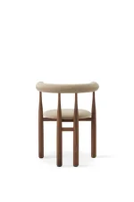 Bukowski Chair Fully Upholstered, walnut/Megan 026