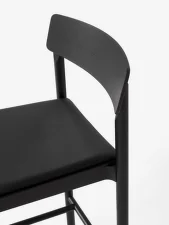 Betty TK17 Bar Chair, black/black leather