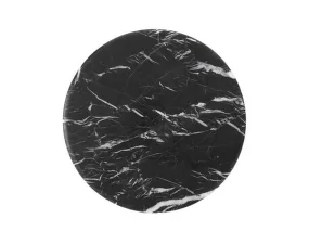 Top Wire Stool VP11 Ø38 Marble, Nero Marquina