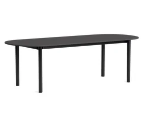 Annex Oblong Table 240x95, black oak/dark grey