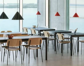 Annex Flush Table 200x80, anodized/cloud grey