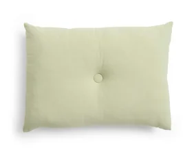 Dot Cushion Linen, pistachio green