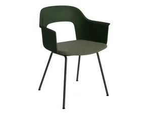 Layout Armchair 213 Seat Upholstery, black/bottle green/Mode 72