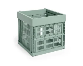 Colour Crate Cube, sage green