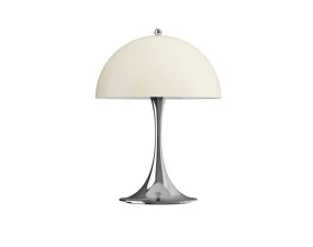 Panthella 250 Portable Lamp, chrome opal beige