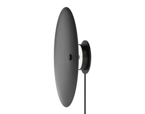 Reflection Wall Lamp, black lacquered aluminium