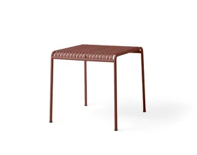 Palissade Table 90, iron red