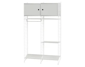 String Hallway T Shelving Set, white