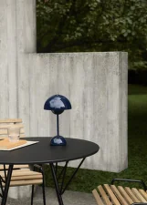 Flowerpot VP9 Portable Lamp, steel blue