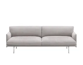 Outline Soft 3-seater Sofa, Clay 12