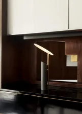 Reflect Table Lamp, grey/satin