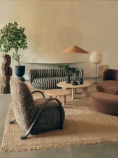 Buur Lounge Chair Sheepskin, sahara