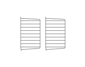 String Wall Panel 50 x 30, 2pcs, dark brown
