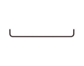 String Closet Rod 72, dark brown