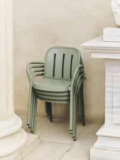 Deville Armchair, thyme green