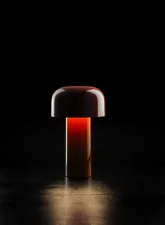 Bellhop Table Lamp, brick red