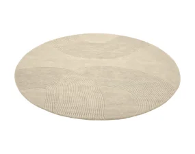 Zen Rug Round Ø200 cm, creme