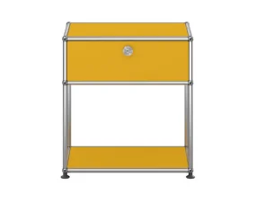 USM Haller M54 Bedside Table, golden yellow