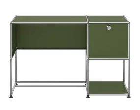 USM Haller Home Office Desk B21, olive green