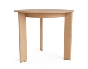 Chisel 20 Table Round Ø90, lacquered oak